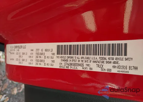 2008 Dodge Dakota Sxt/Bighorn/Lonestar from USA, damaged, VIN 1D7HW38K68S594026